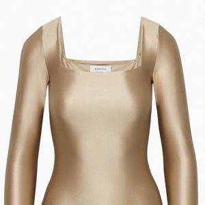 Aritzia Babaton SATINETTE SQUARENECK LONGSLEEVE